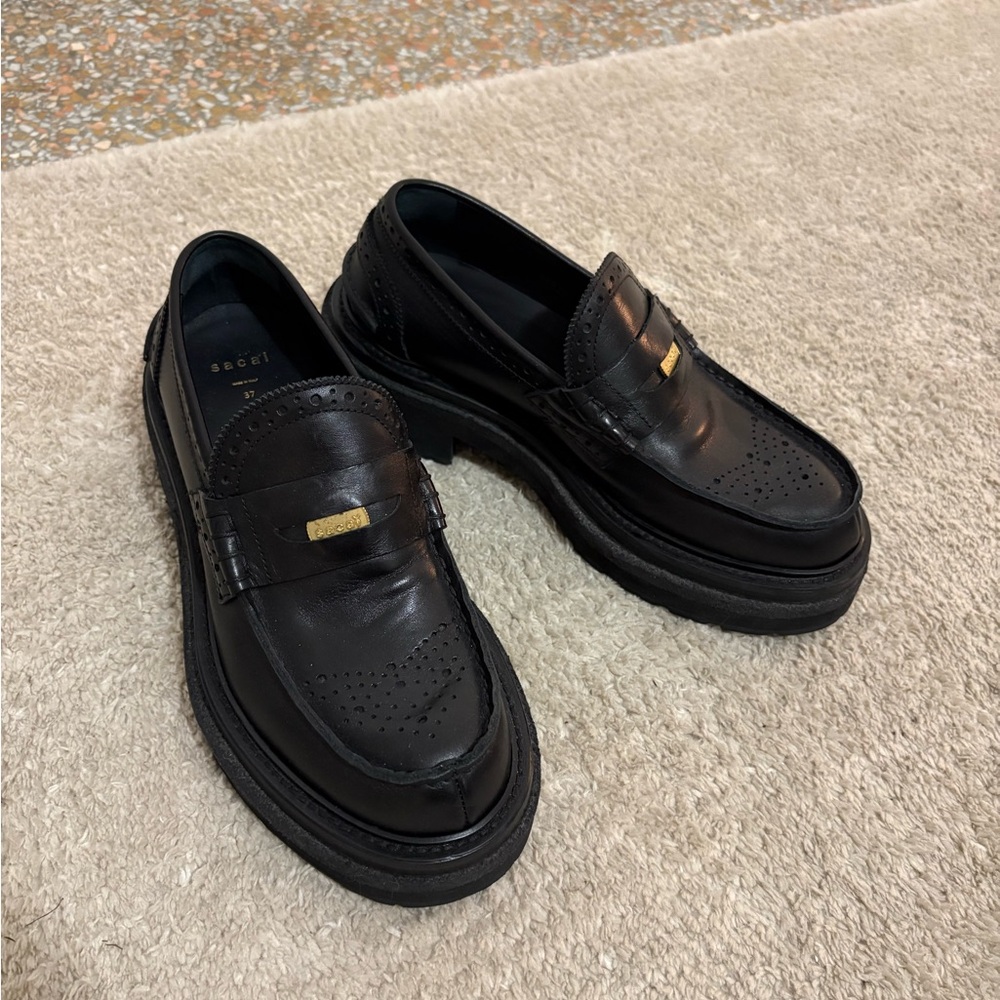 Sacai Penny Loafer Brogues size US 7